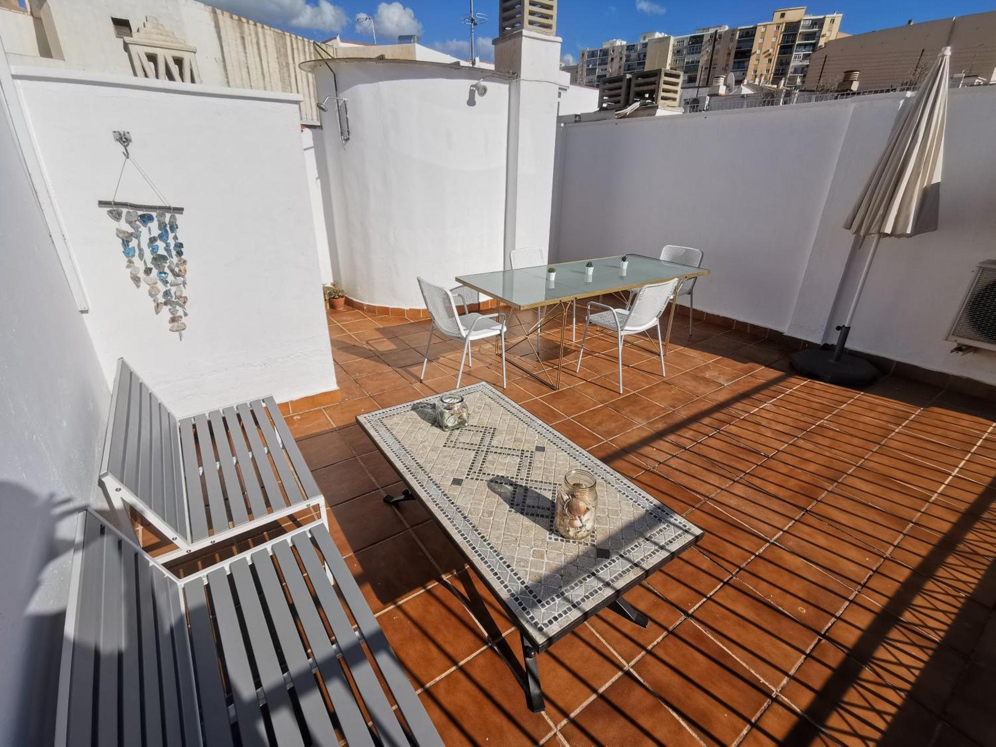 Apartamento Atico Con Vistas Centro Historico / Terraza 40 M Málaga Exterior foto
