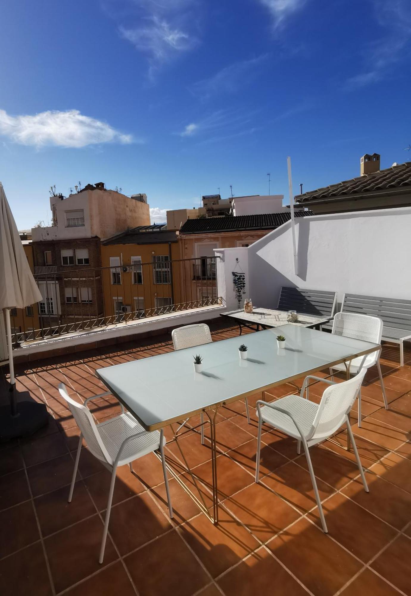Apartamento Atico Con Vistas Centro Historico / Terraza 40 M Málaga Exterior foto