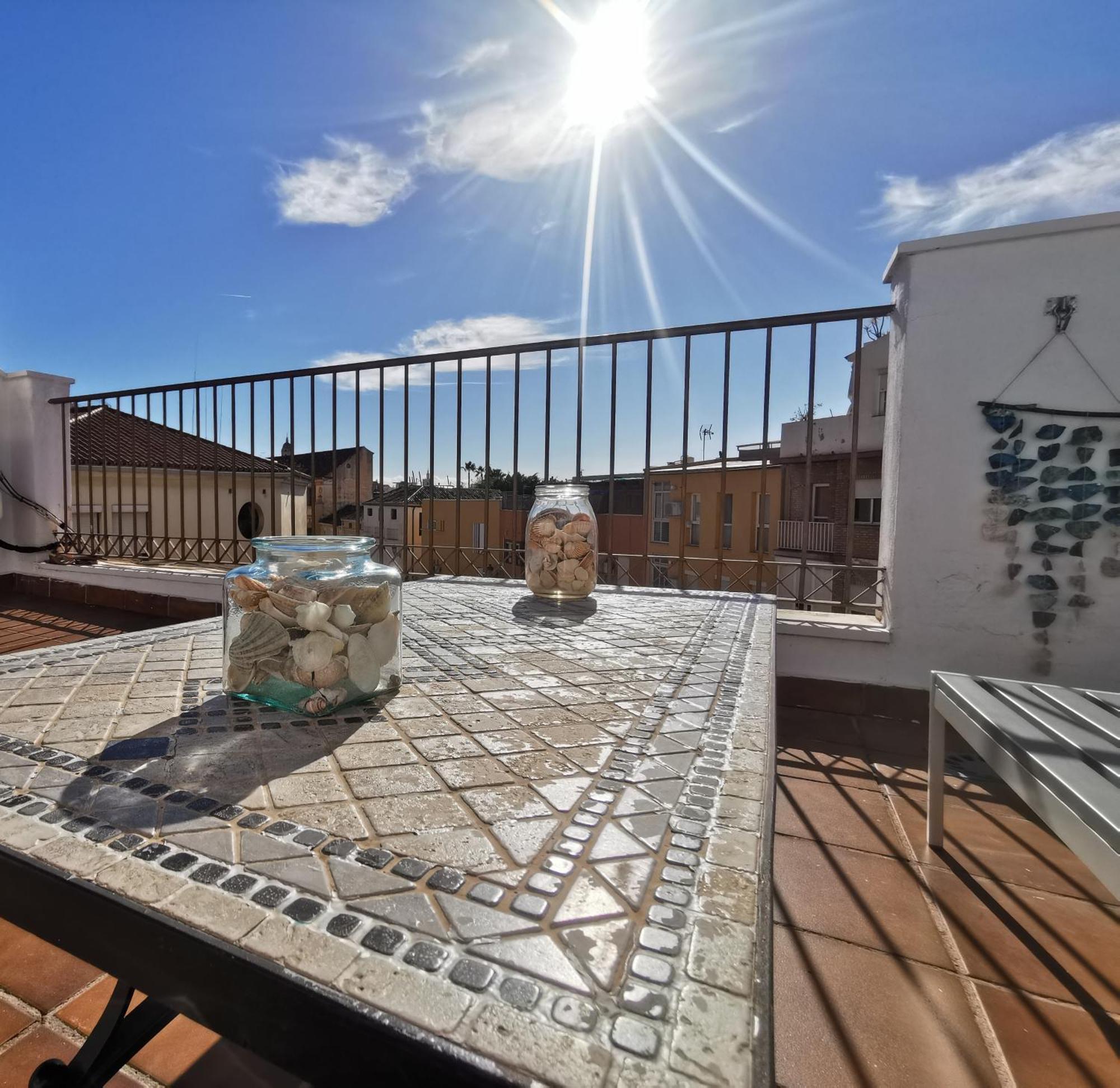 Apartamento Atico Con Vistas Centro Historico / Terraza 40 M Málaga Exterior foto